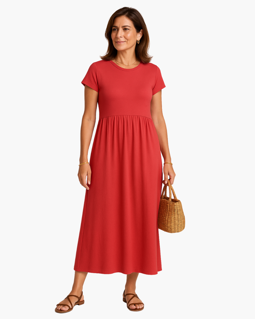 Novari - Vestito midi svasato