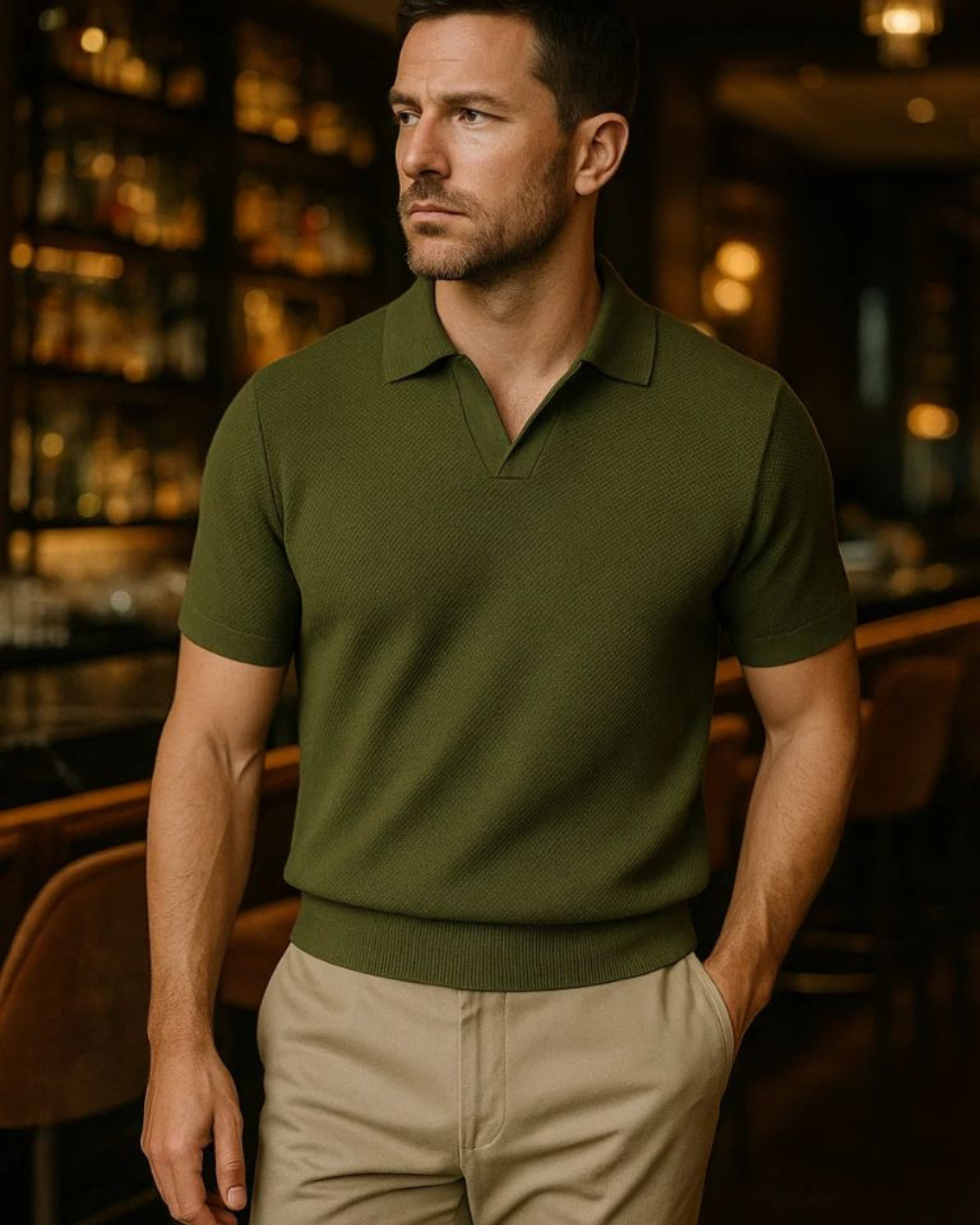 Anzio - polo maglia slim