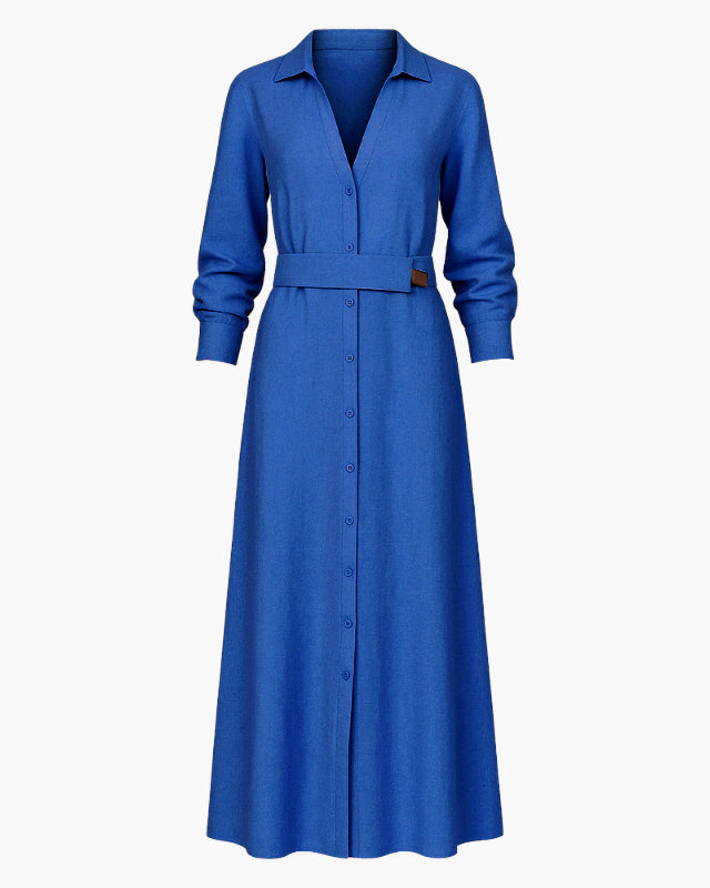 Elvani - Vestito chemisier con cintura
