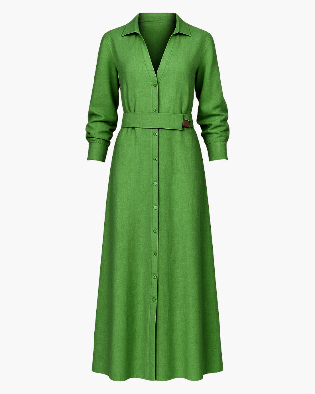 Elvani - Vestito chemisier con cintura