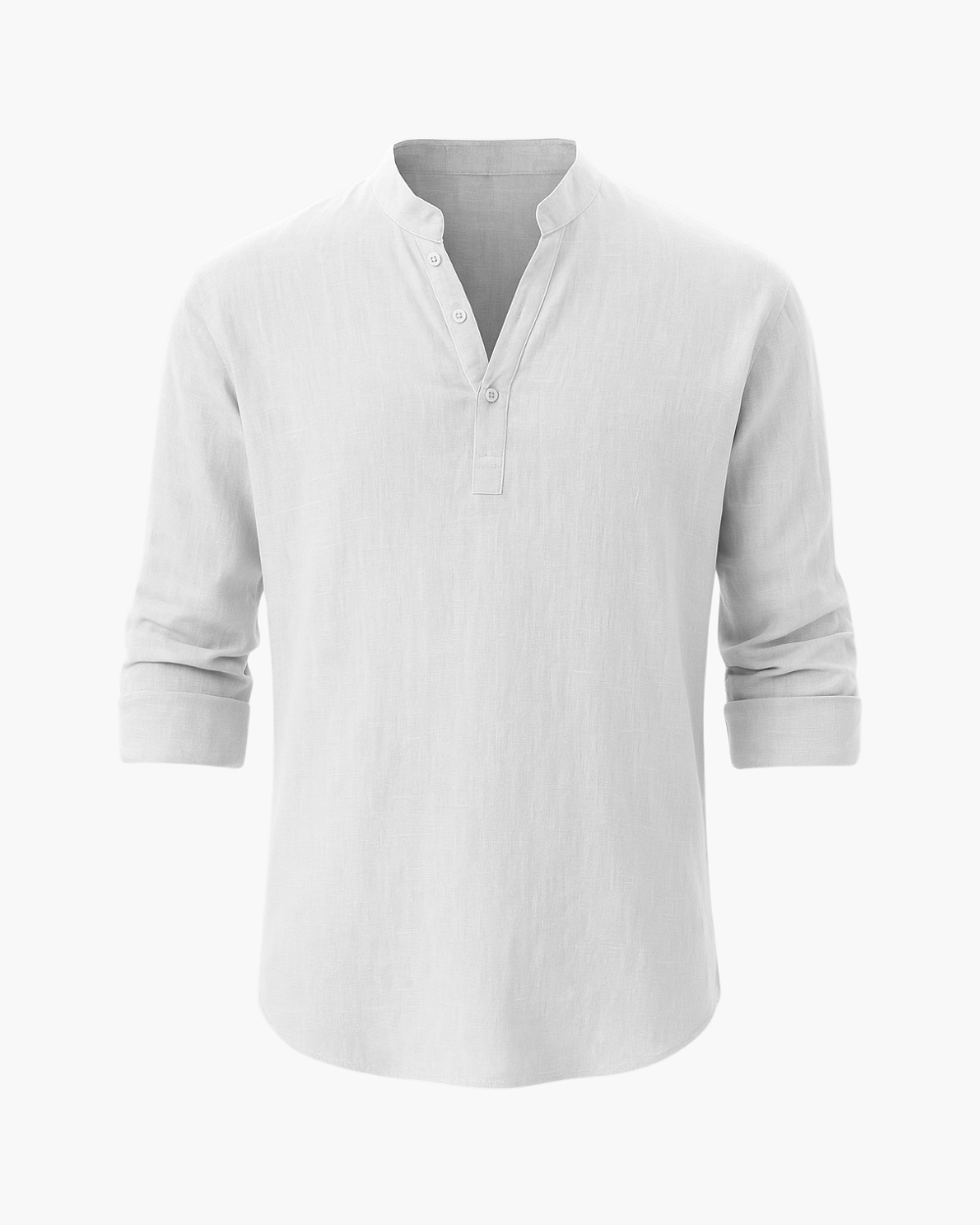 Derino - Camicia regular con collo alla coreana