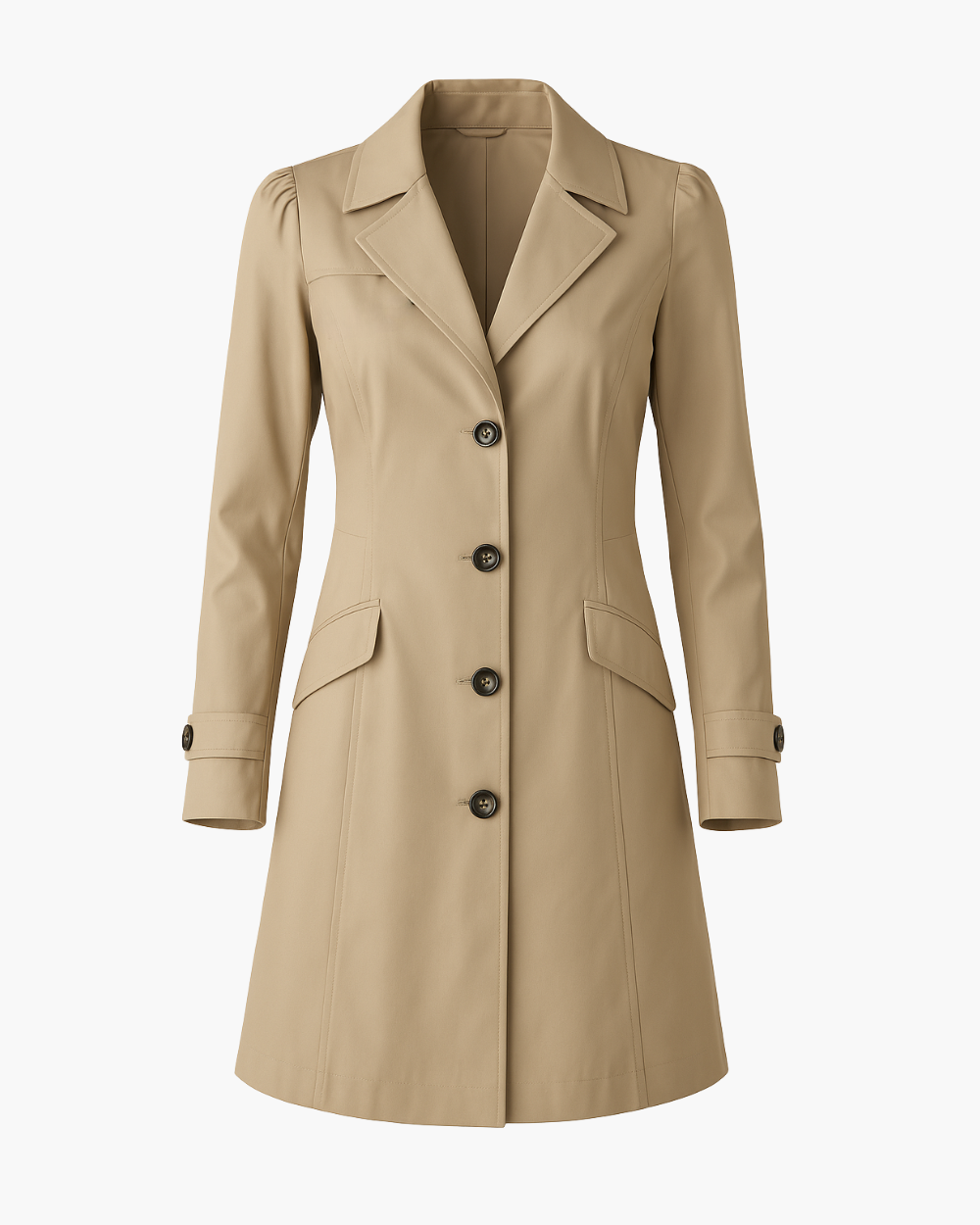 Iverna - Cappotto corto sfiancato