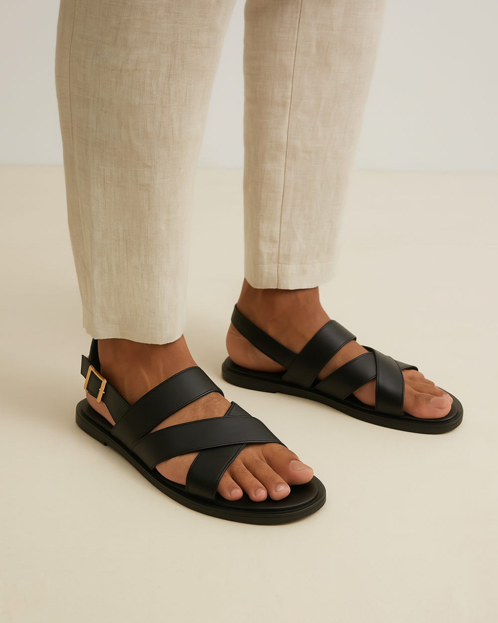 Lanaro - Sandali eleganti incrociati