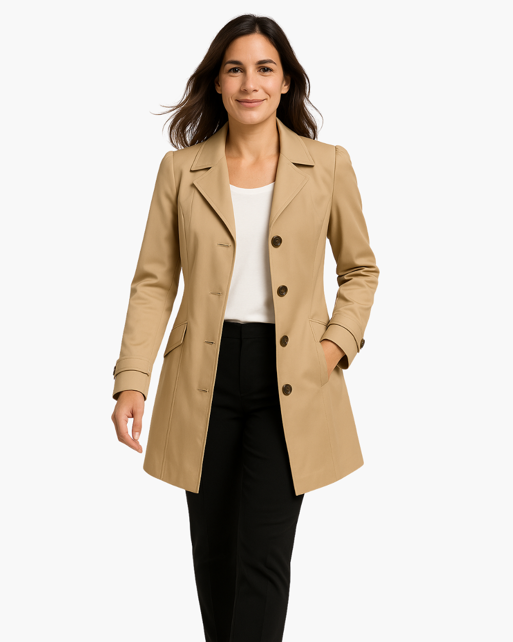 Iverna - Cappotto corto sfiancato