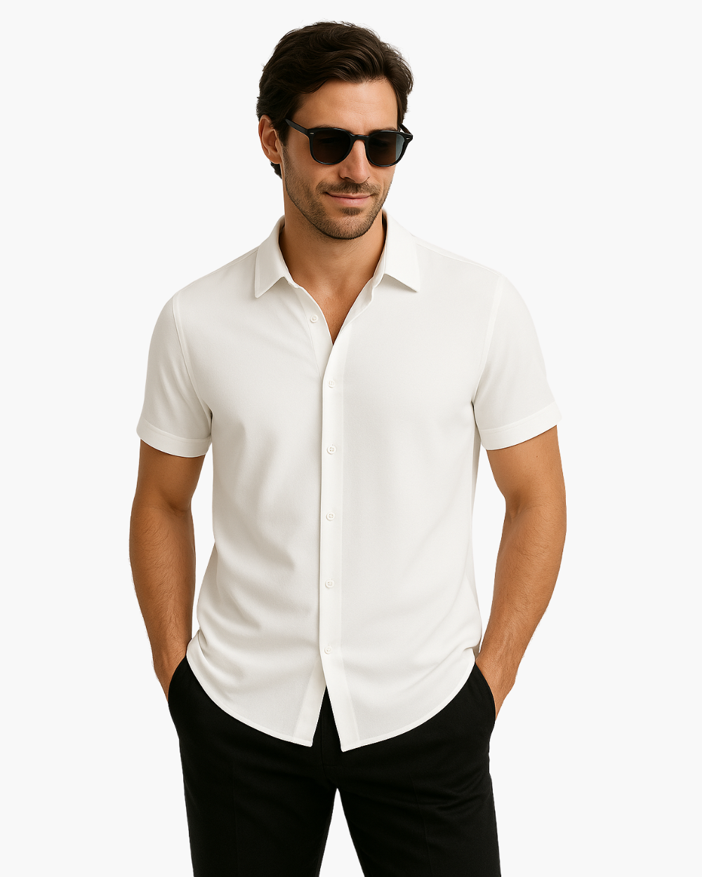 Ferlio - Camicia sfiancata a maniche corte