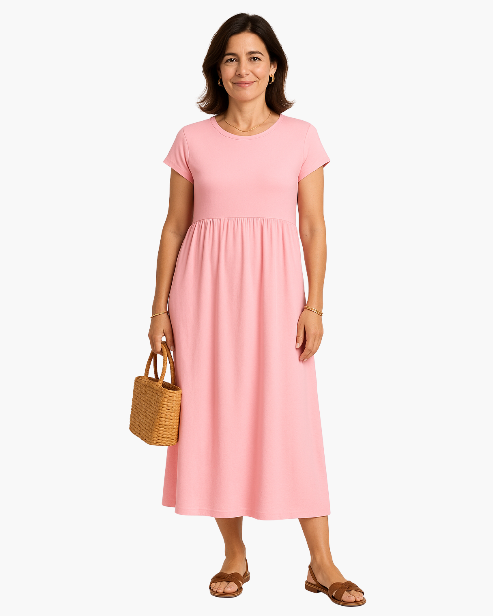 Novari - Vestito midi svasato