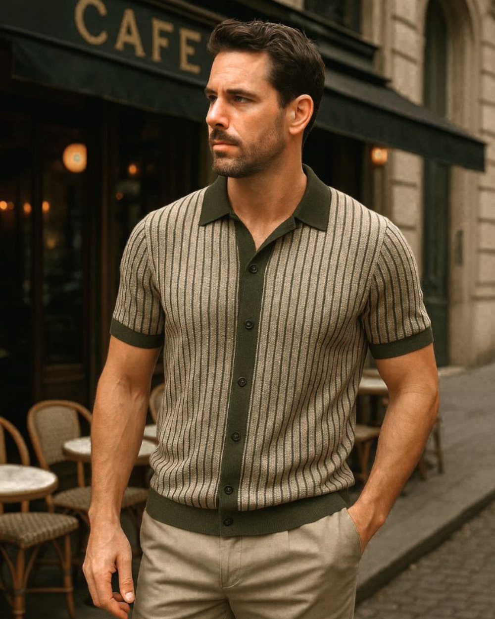 Enviro - camicia maglia slim