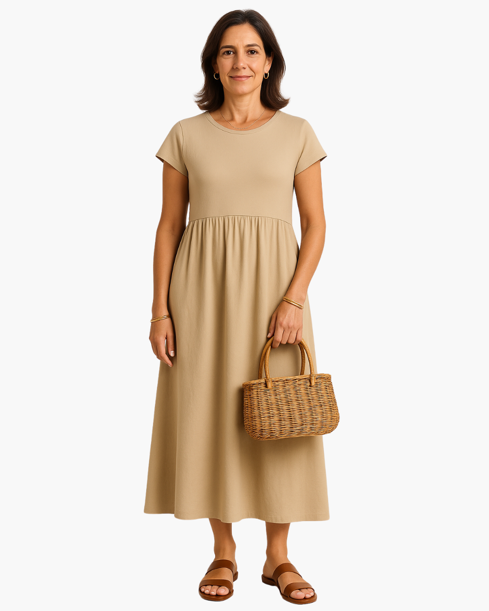 Novari - Vestito midi svasato