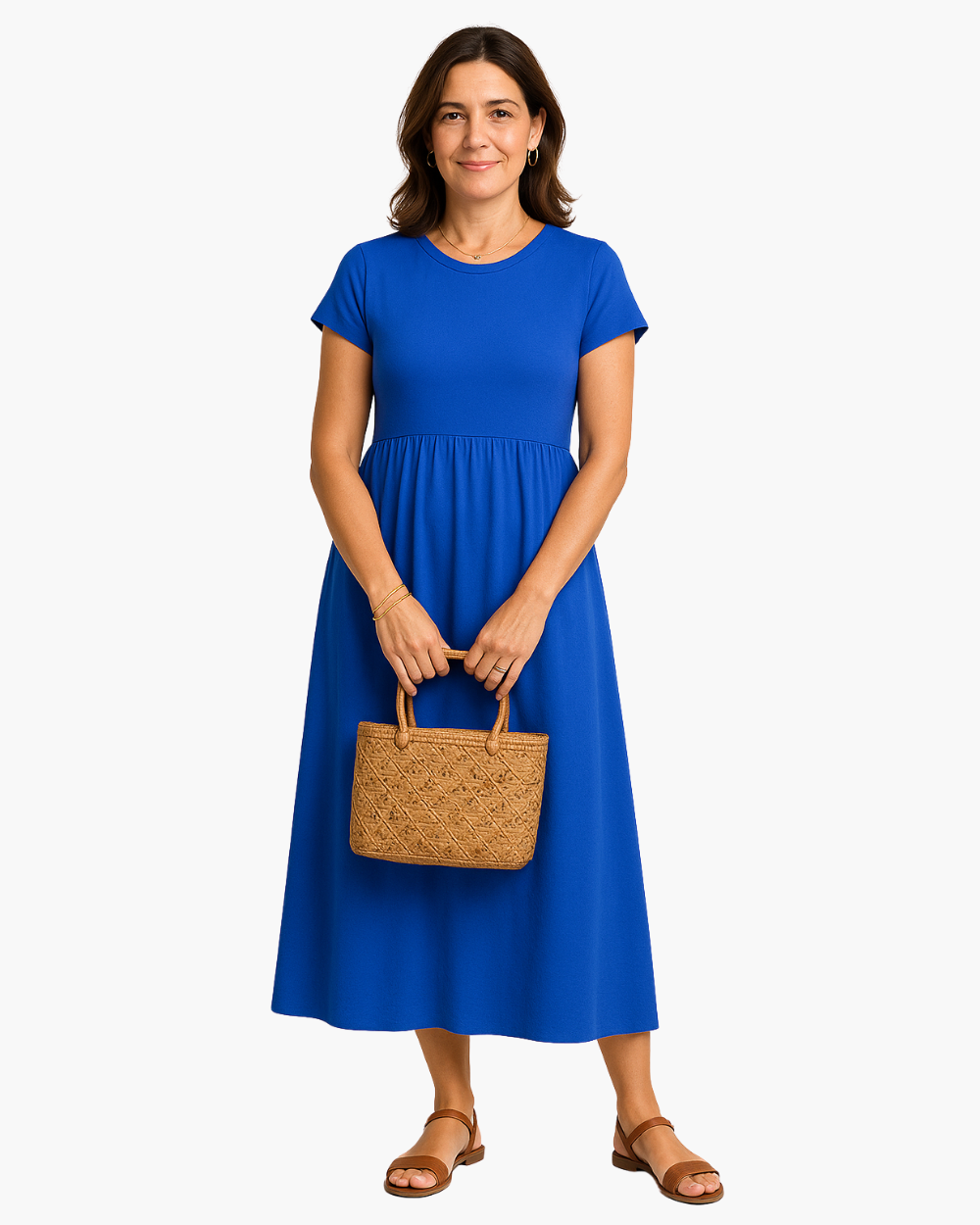 Novari - Vestito midi svasato